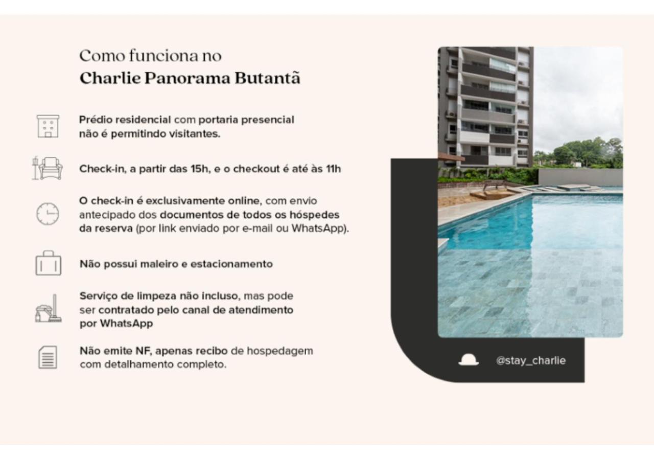 Charlie Panorama Butanta Apartment Sao Paulo Bagian luar foto